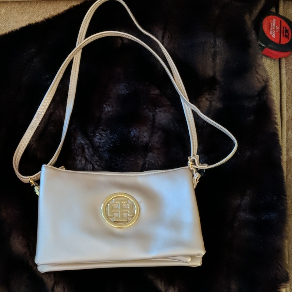 Gold handbag
